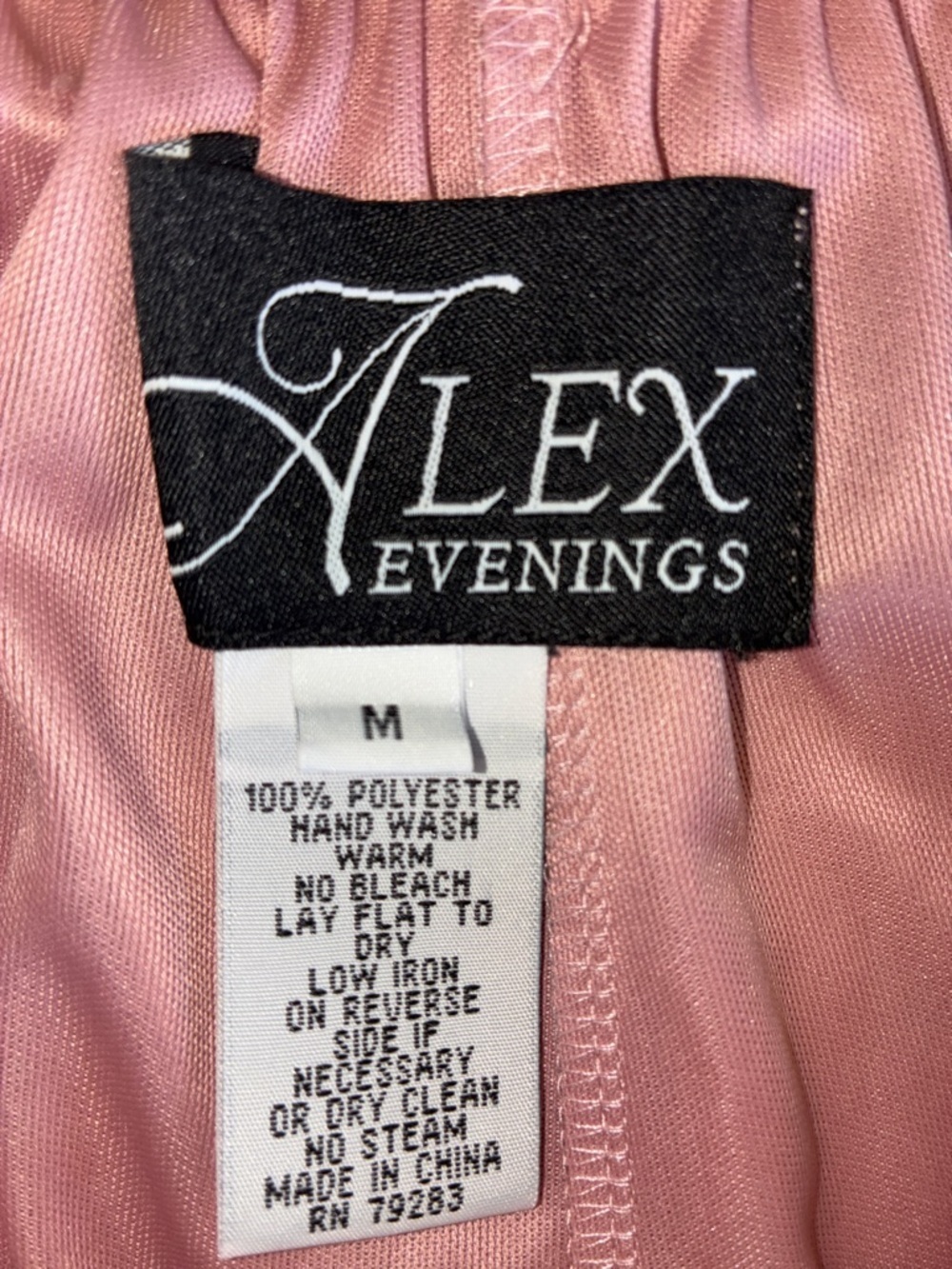 ALEX EVENING Palazzo Pants, Women's, M, Blush Pink, Wide Leg. EUC - Picture 10 of 13